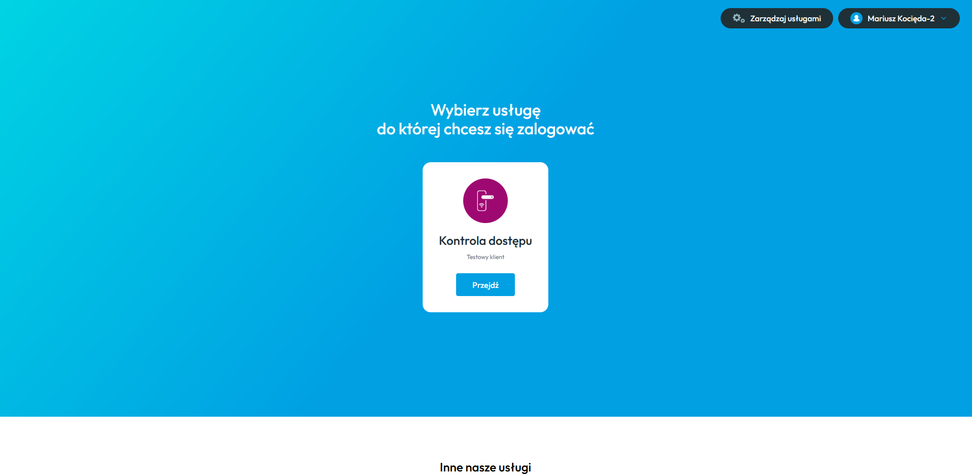 System eduLOCA – widok interfejsu