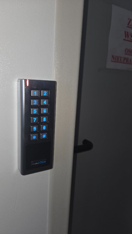 Instalacja systemu kontroli dostępu eduLOCA – przykład 6